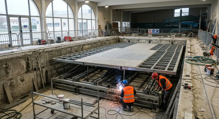 fond mobile piscine renovation